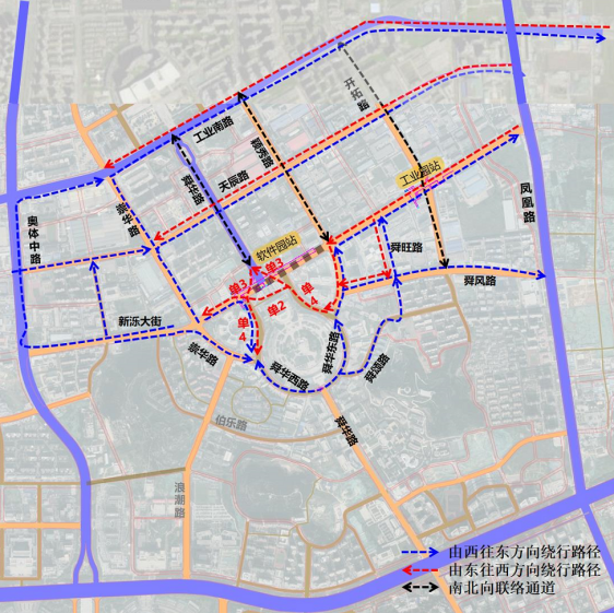 济南地铁6号线软件园站即将施工，附近交通怎么走？附绕行线路